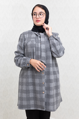 Chemise Chaude Col Lavalière